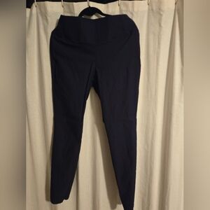Worthington Skinny Pull On Pants, Navy, 14